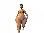 3 dimensional plus-size walk
