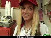 desperate teenager bare in public and penetrates to.