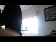 chatting a woman into taking off.