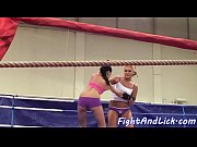 lezzy stunners grappling in a boxing.