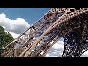 extreme orgy by the eiffel tower in paris.