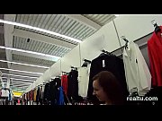 charming czech female was enticed in the shopping.