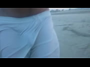 jogging at the beach