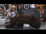 two lezzies pawn their booties and get penetrated.