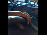 massaging my ample rigid-on