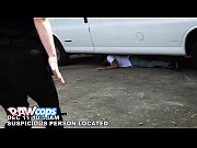 fleshy cops pleased by ebony boy