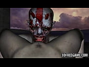 spectacular 3 dimensional zombie stunner getting slurped and.