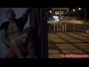 hardfucked stranded teenie gets facialized