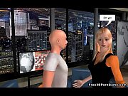 foxy three dimensional animation towheaded newscaster deep throats.