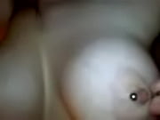 gf plays with her pierced nips.