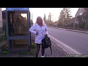 twink picks up towheaded grandma and.