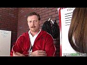 handsome dark haired nubile gets facialized in the lockerroom