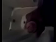 spunking rock hard in the bathroom
