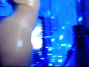 uber-sexy ash-blonde well-lubed upteasing in haltertop.