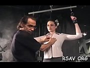 sizzling honey in astonishing s/m episodes with straps.