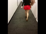 torrid chinese in a mini micro-skirt.