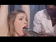 Ebony nurse anal fucks lesbian patient