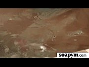 soapy rubdown and douche oral job.