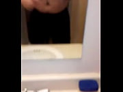 fat virgin loser ballbusting himself with fist