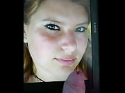 my gf enjoys getting facialized