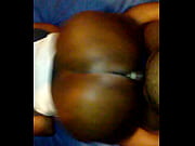 meaty dark-hued bum