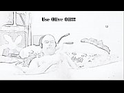 my vid---olive oil in milky shade.