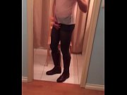 ripped stocking spunk on shoes