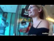 sexy czech ultra-cutie gets lured in the mall.