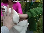 crimson-haired slut throating in the camper for all.