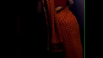 my friends mom changing her saree Thumbnail