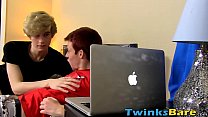 Two twinks Dakota and Dennise fuck bareback for... Thumbnail