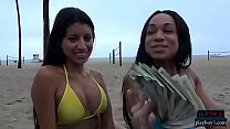 Latina amateur whore strips naked and fucks for... Thumbnail