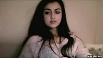 Beautiful Indian woman with long black hair in ... Thumbnail