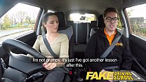 Fake Driving School little English teen gets fu...