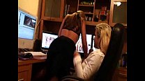 office girls get some fun Thumbnail