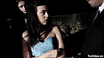 Nerdy petite teen gangbanged by popular boys bi... Thumbnail