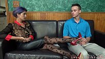 Footjob for Extra Credit BIG TITS FOOTJOB CUM O... Thumbnail