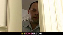 Horny dad tricks his son's GF into sex Thumbnail