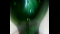 GF fucking a bottle very wet Thumbnail