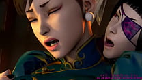 Juri Han vs Chun Li - lesbian Thumbnail