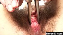 Screenshot Busty lady Irma  got extremly hairy pussy airy pussy