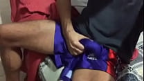Bulge in shorts. Big dick Thumbnail
