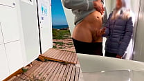 I surprise a girl who catches me jerking off in...