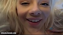 You fuck hot blonde until you cum in her pussy ... Thumbnail