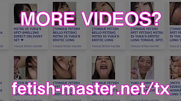 Japanese Asian Tongue Spit Face Nose Licking Sucking Kissing Handjob Fetish - More at fetish-master.net