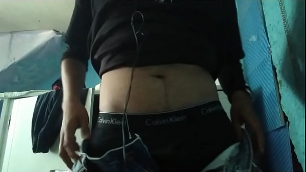 hot young Mexican masturbates and shows his big cock in front of the camera