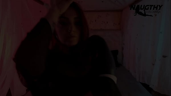 Candlelight and masturbation game