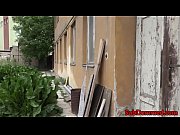 Caged bdsm sub gets cock tugged outdoors Caged bdsm sub gets cock tugged outdoors Thumbnail