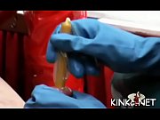 Dominatrix rides nude serf Dominatrix rides nude serf Thumbnail