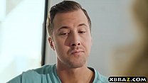 Stepmom shows stepson the ways of sex in the ki... Thumbnail